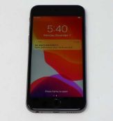 A pre-owned Apple iPhone 6s (Global/A1688) 32GB in Space Grey (iCloud activation lock clear,