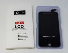 Ten boxed as new Core ESR LCD Screen Assembly for iPhone 6S Plus in Black (boxes opened).