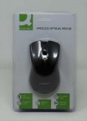 Nine as-new Q-Connect Wireless Optical Mice KF16196. Packaging sealed.