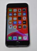 A pre-owned Apple iPhone 6s (Global/A1688) 32GB in Space Grey (iCloud activation lock clear) (
