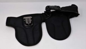 A boxed pre-owned Spider Pro 2 System Dual Camera Holster. Box damaged.