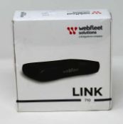 A boxed as new Webfleet Solutions Link 710 vehicle tracking device (box sealed).