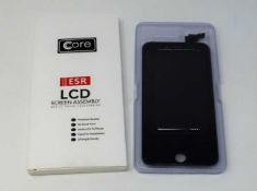 Ten boxed as new Core ESR LCD Screen Assembly for iPhone 6S Plus in Black (boxes opened).