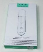A boxed as new ANLAN Ultrasonic Skin Scrubber (Model: C-105) (Box sealed).