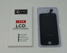 Ten boxed as new Core ESR LCD Screen Assembly for iPhone 5S Black (box opened).