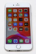 A pre-owned Apple iPhone 6s (Global/A1688) 32GB in Silver (iCloud activation lock clear) (