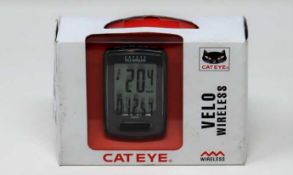 A boxed as new CatEye Velo Wireless Road Bike Computer (Model: CC-VT230W) (Box opened, some cosmetic