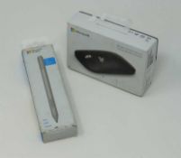 A pre-owned boxed Microsoft Surface Pen (box opened) and a boxed as new Microsoft Modern Mobile