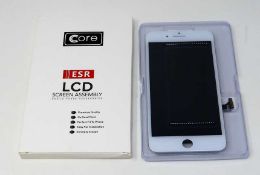 Ten boxed as new Core ESR LCD Screen Assembly for iPhone 7 Plus in White (boxes opened).