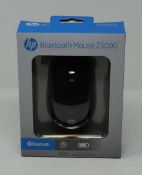 Two boxed as new HP Bluetooth Z500 Mice. Boxes sealed.