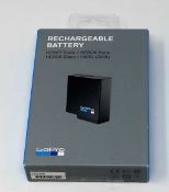A boxed as new GoPro Rechargeable Battery for HERO7 Black, HERO6 Black, HERO5 Black or HERO 2018 (