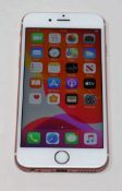 A pre-owned Apple iPhone 6s (Global/A1688) 32GB in Rose Gold (iCloud activation lock clear,