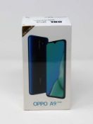 A boxed as new OPPO A9 2020 CPH1941 128GB in Marine Green (Checkmend report ID: CM16571918-4F600) (