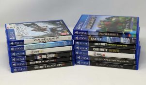 Thirteen pre-owned PS4 Games: Battlefield V Deluxe Edition; FIFA 18; Shadow of Mordor; Call of
