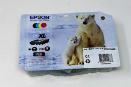 An as new multipack of Epson 26XL Original Ink Cartridges C1326364010, Black, Magenta Cyan and