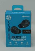 A boxed as new pair of JLab JBuds Air In-Ear True Wireless Earbuds in Black.