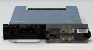 A pre-owned Alcatel Lucent 7750 SR-7 100A DC PEM-3 Router Power Supply (P/N: 3HE03661AAAA01).