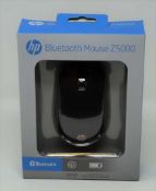Two boxed as new HP Bluetooth Z500 Mice. Boxes sealed.