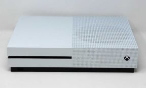 A pre-owned Xbox One S 1TB with mains adapter and HDMI cable (boxed, no controller or other