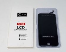 Ten boxed as new Core ESR LCD Screen Assembly for iPhone 6S Plus in Black (boxes opened).