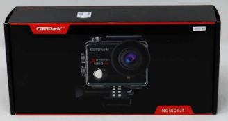 A boxed as new CamPark ACT74 Xtreme 4k Action Camera.