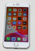 A pre-owned Apple iPhone 6s (Global/A1688) 32GB in Silver (iCloud activation lock clear) (