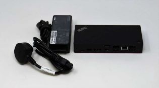 A boxed as new Lenovo ThinkPad USB-C Dock Gen 2 (box damaged).