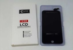 Ten boxed as new Core ESR LCD Screen Assembly for iPhone 6S Plus in Black (boxes opened).
