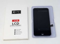 Ten boxed as new Core ESR LCD Screen Assembly for iPhone 7 Plus in Black (boxes opened).