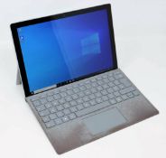 A pre-owned Microsoft Surface Pro (5th Gen) with Intel Core i5-73000U 2.60GHz, 8GB RAM, 256GB