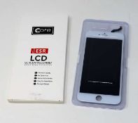 Nine boxed as new Core ESR LCD Screen Assembly for iPhone 6S Plus in White (boxes opened).