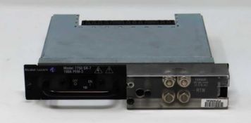 A pre-owned Alcatel Lucent 7750 SR-7 100A DC PEM-3 Router Power Supply (P/N: 3HE03661AAAA01).