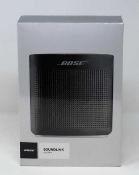 A boxed as new Bose SoundLink Color II Water-resistant Bluetooth Speaker in Black (Box sealed,