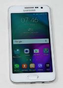 A pre-owned Samsung Galaxy A3 SM-A300FU 16GB in White (FRP clear) (Checkmend report ID: CM16558826-