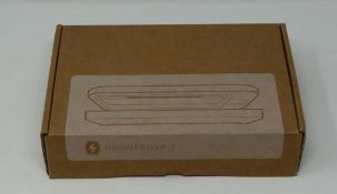 A boxed as-new PhoneSoap 3 UV Phone Sanitizer and Charger in Black. Box opened.