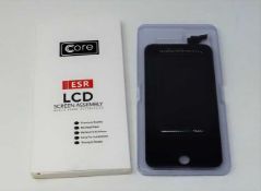 Ten boxed as new Core ESR LCD Screen Assembly for iPhone 6S Plus in Black (boxes opened).