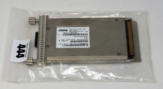 A pre-owned Ciena 160-9114-900 002 WOTRC0BFAA CFP Transceiver (Untested, sold as seen).