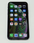 A pre-owned Apple iPhone Xs (Global/A2097) 256GB in Space Grey (iCloud activation lock clear,damaged