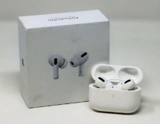 A pre-owned pair of Apple AirPods Pro With Wireless Charging Case (MWP22ZM/A) (Box, charging cable