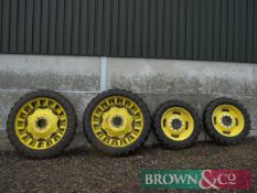 Set of 4 No. GKN Row Crop Wheels (ex - John Deere)