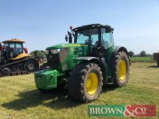 2013 John Deere 6210R 4wd tractor 40Kph Auto Quad, cab suspension, TLS, Autotrac ready with Starfire