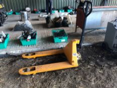 *Pallet truck. VAT Payable on this lot