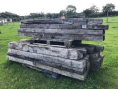 Quantity railway sleepers