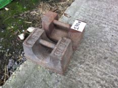 Pair Avery 25lb weights