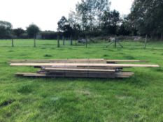 Quantity assorted timber