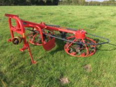 Kverneland Vicon Haybob 300 twin rotor PTO driven rake and tedder. Serial No: TH221358
