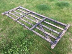 Wooden gate, 9ft