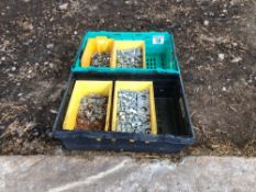 Quantity assorted nuts and bolts