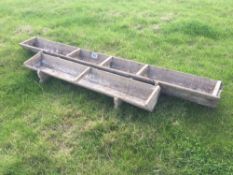 Quantity sheep feed troughs