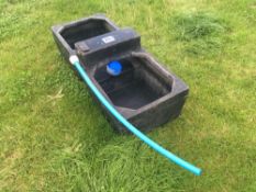 *Plastic water trough